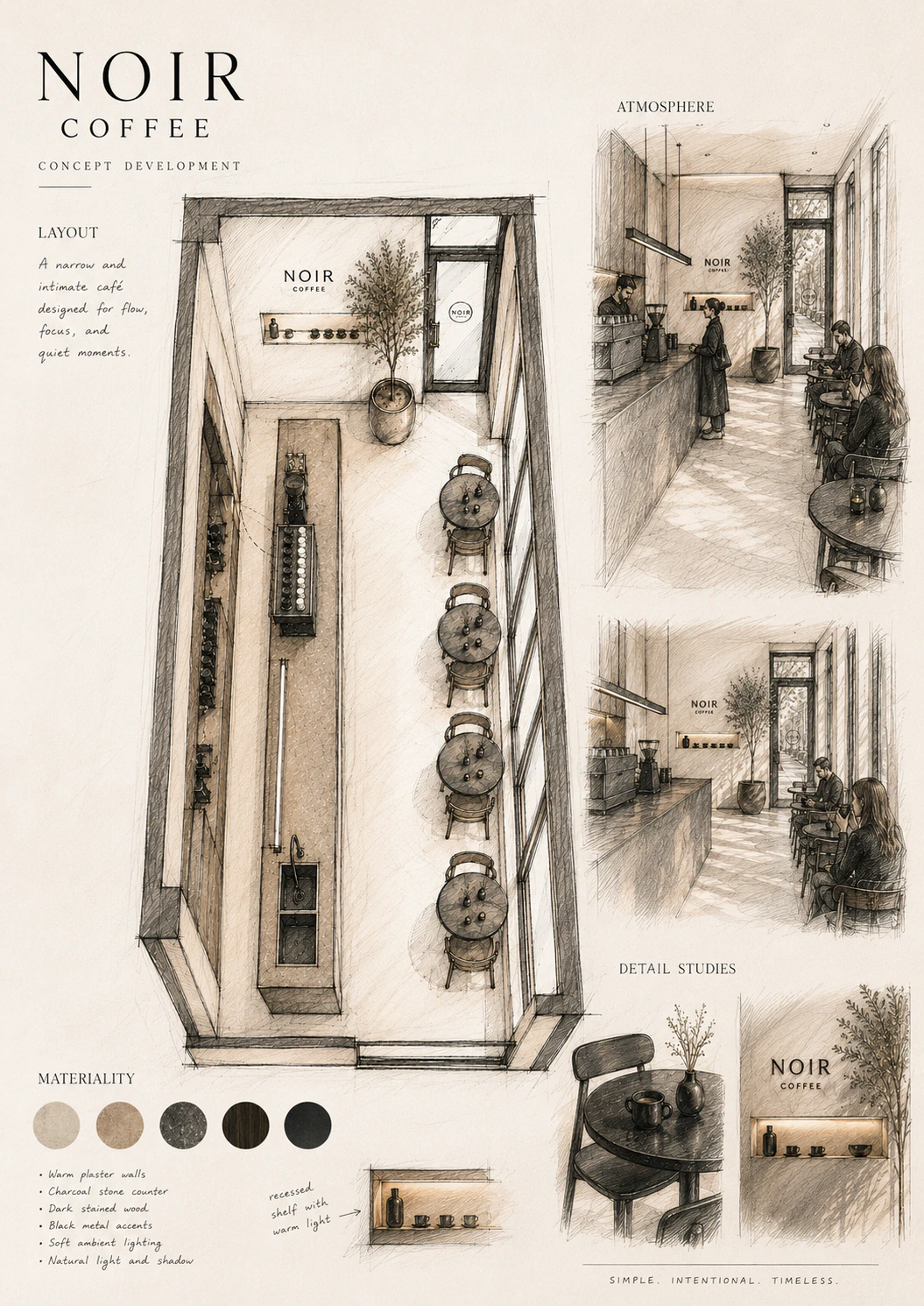 Noir Coffee — Concept Development